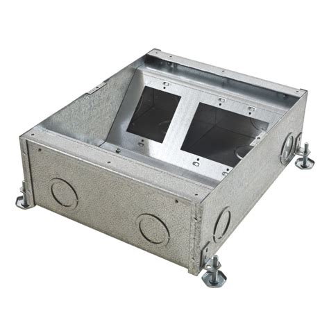 metal floor box for concrete|recessed electrical boxes for concrete.